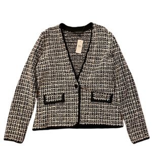 Ann Taylor Tweed Sweater